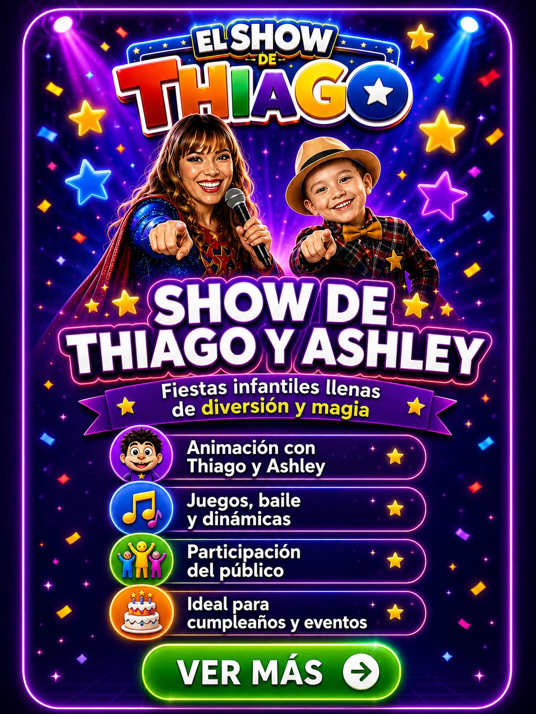 Show de Thiago y Ashley